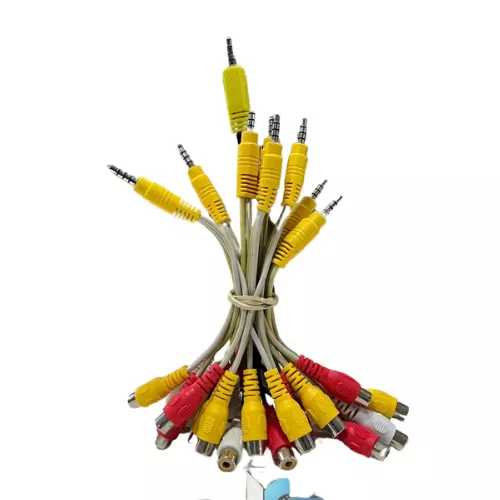 CABO RCA P3 P/ 3 RCA FEMEA