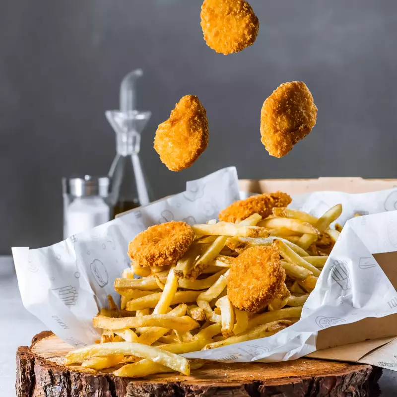 Papas fritas topping