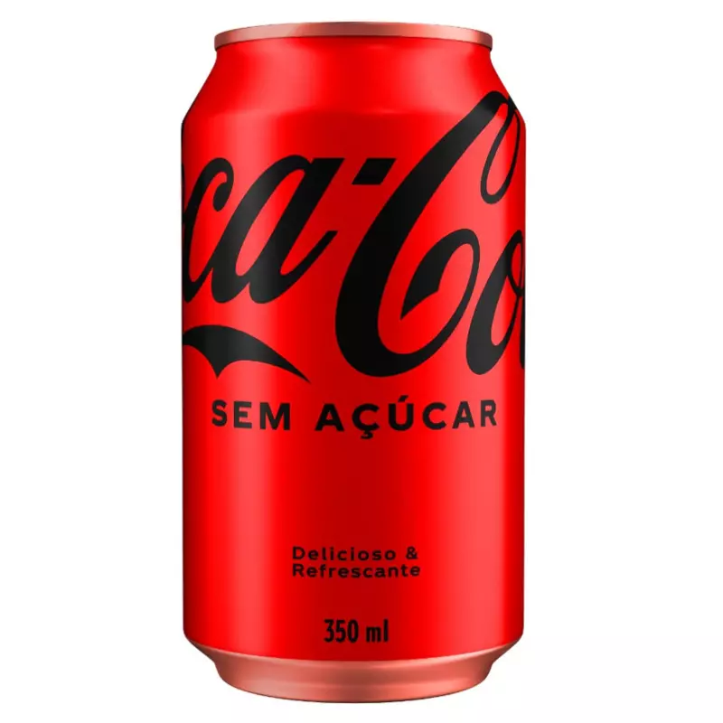 Coca-Cola sem açúcar Lata 350ml