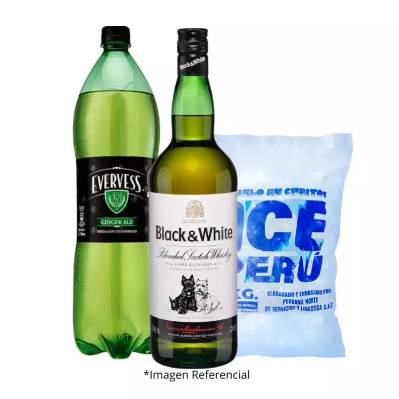 Promo Whisky Black & White