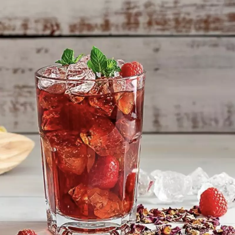 Jarra de te de fresas