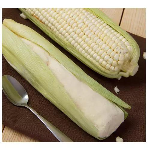 Helado de Elote en su Cascara