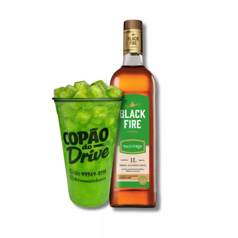 Black Fire Maça verde