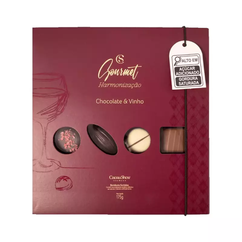 Caixa de Bombom Harmonizar Vinho175g