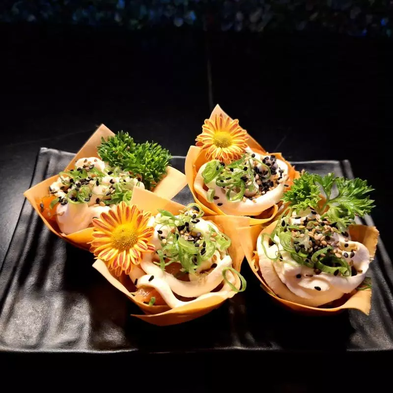 Cestinha de Harumaki (4 und)