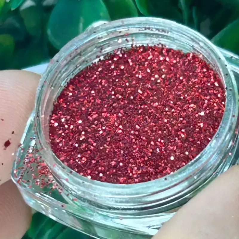 Glitter Vermelho Potinho Cod: V•1