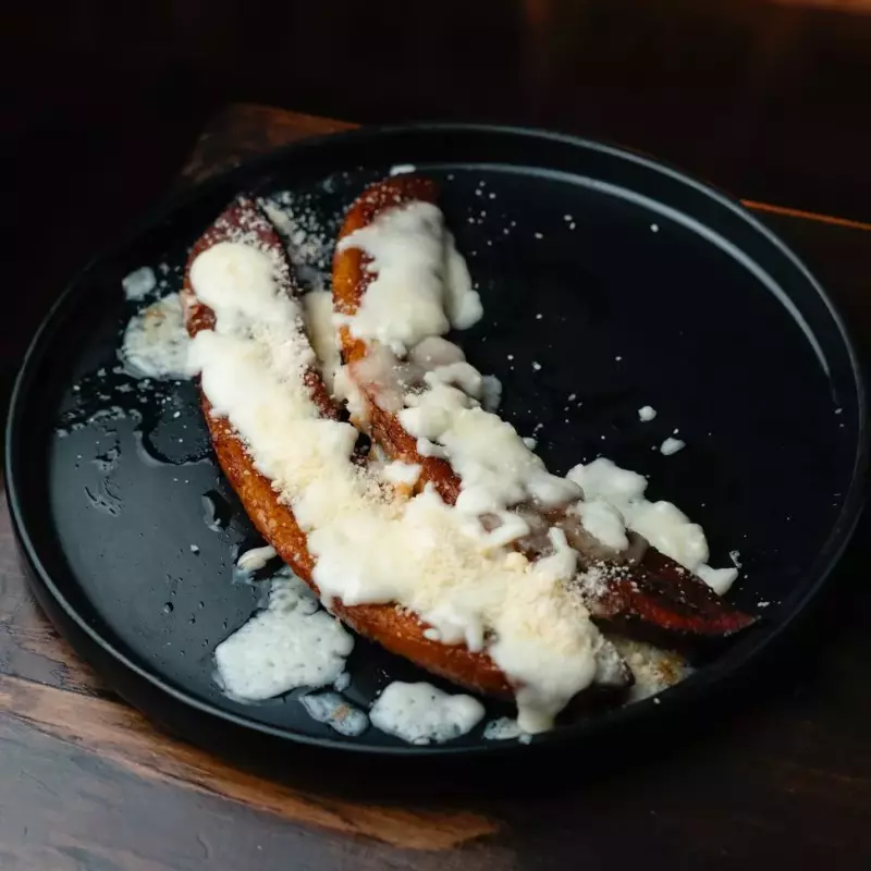 Plátano Frito con queso