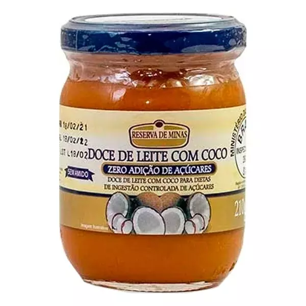 Doce Leite Diet Reserva Minas Coco