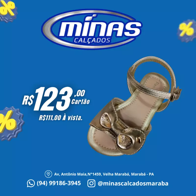 Sandália Dourada RF:475251