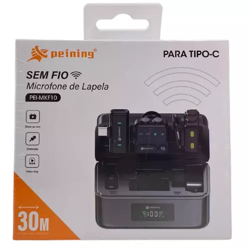 MICROFONE LAPELA PEINING PEI-MKF10