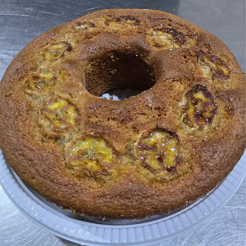 Bolo Redondo Banana kids