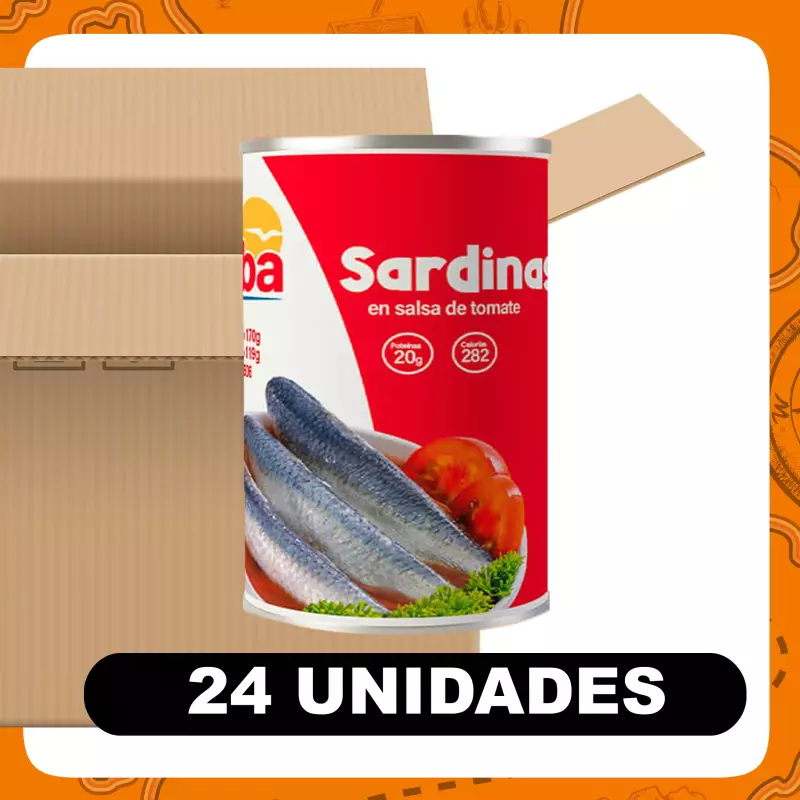 Bulto Eveba Sardina Tomate 170g