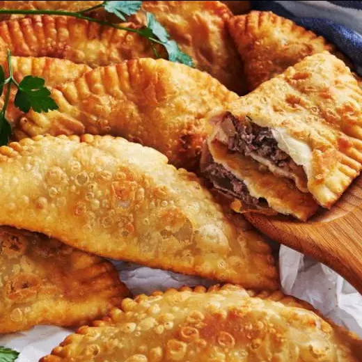 Empanadas de plátano y lentejas