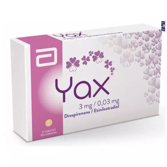 Yax 3MG /0.03 MG 21 Tabletas