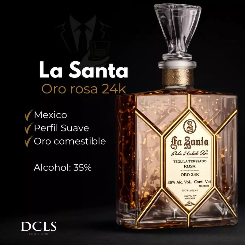 La Santa Rosa oro 24k