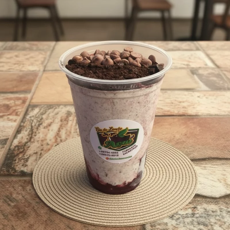 500 ml Creme Ninho e biscoito