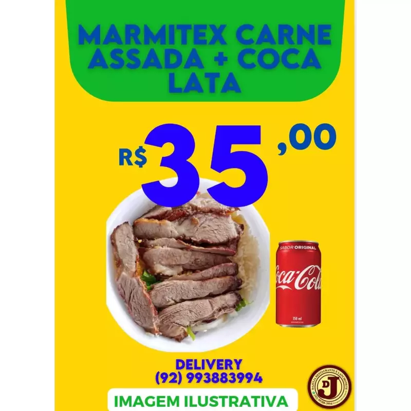 CARNE ASSADA + COCA LATA