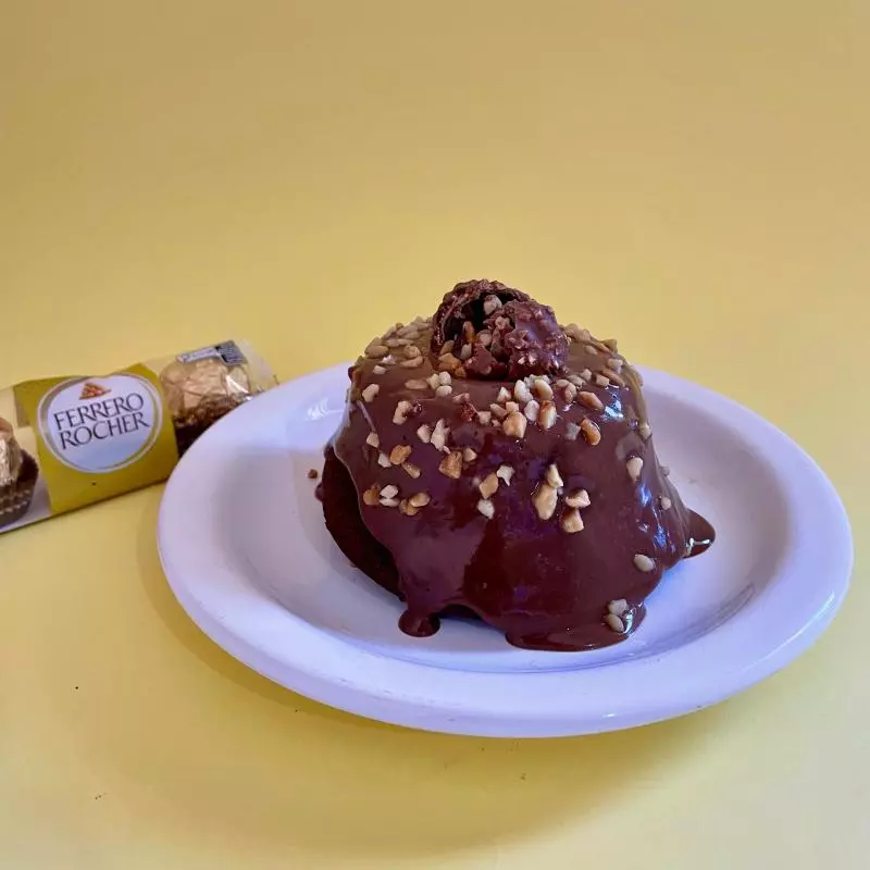 Bolo Vulcão - Ferrero Rocher