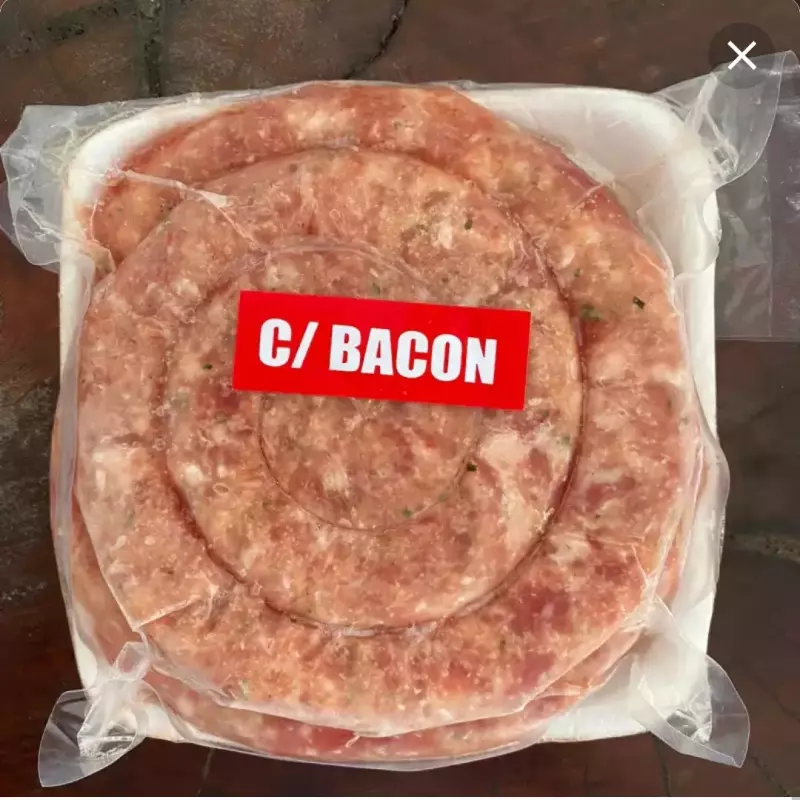Linguiça com bacon