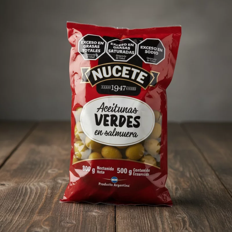 Aceitunas verdes Nucete 800 gr