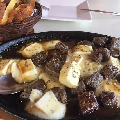 Carne de Sol c/ queijo coalho