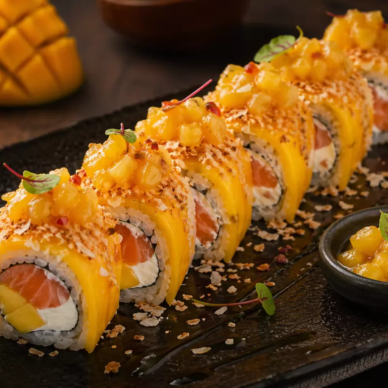 Mango roll x 8 Piezas