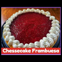 CHEESECAKE ENTERO DE FRAMBUESA
