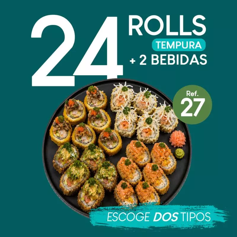 Promo Sushi Tempura - 24 Rolls