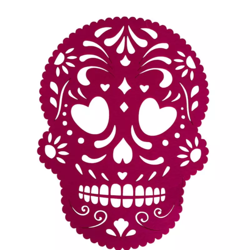 Base para pratos de Caveira