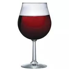 Vinho tinto suave na Taça