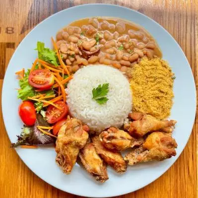 FRANGO FRITO (pratos principais)