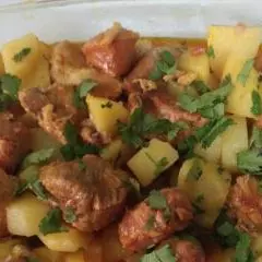 PERNIL APERITIVO COM ABACAXI