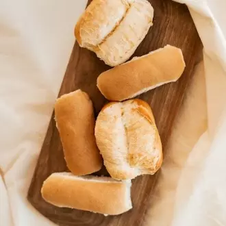 Pan de bollito sin grasa