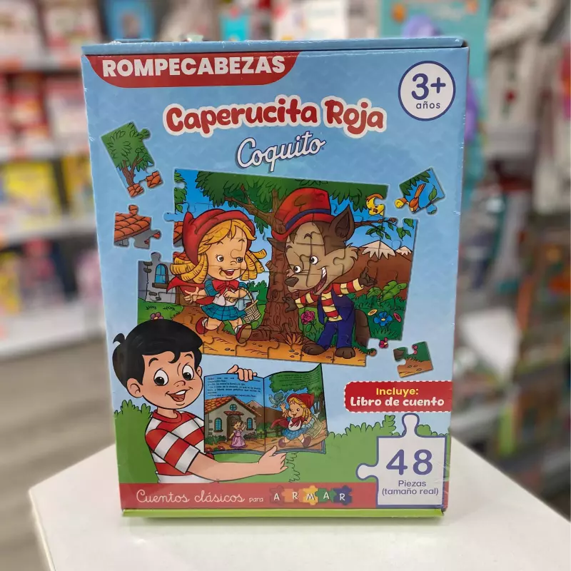 ROMPECABEZAS CAPERUCITA ROJA COQUITO