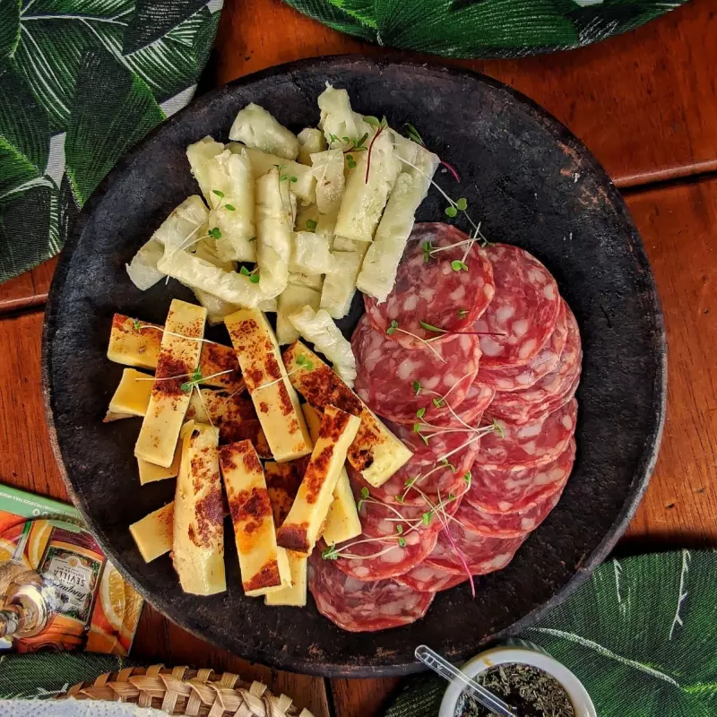 Queijo coalho grelhado