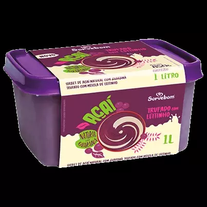 Açaí trufado com Leitinho