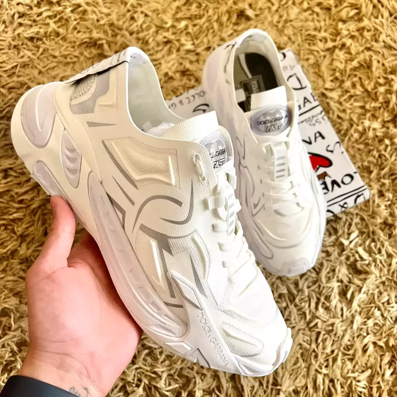 TENIS DOLCE GABBANA RUN WHITE