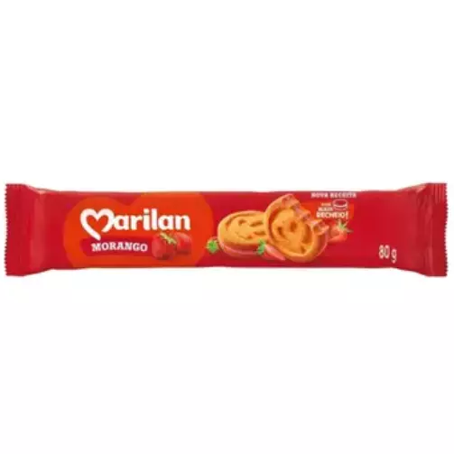 Bolacha Marilan Morango 80g