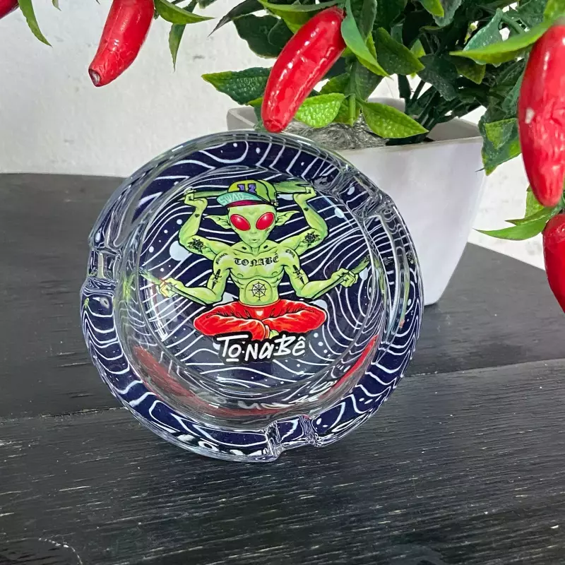 Cinzeiro de Vidro ToNaBê 5 Alien