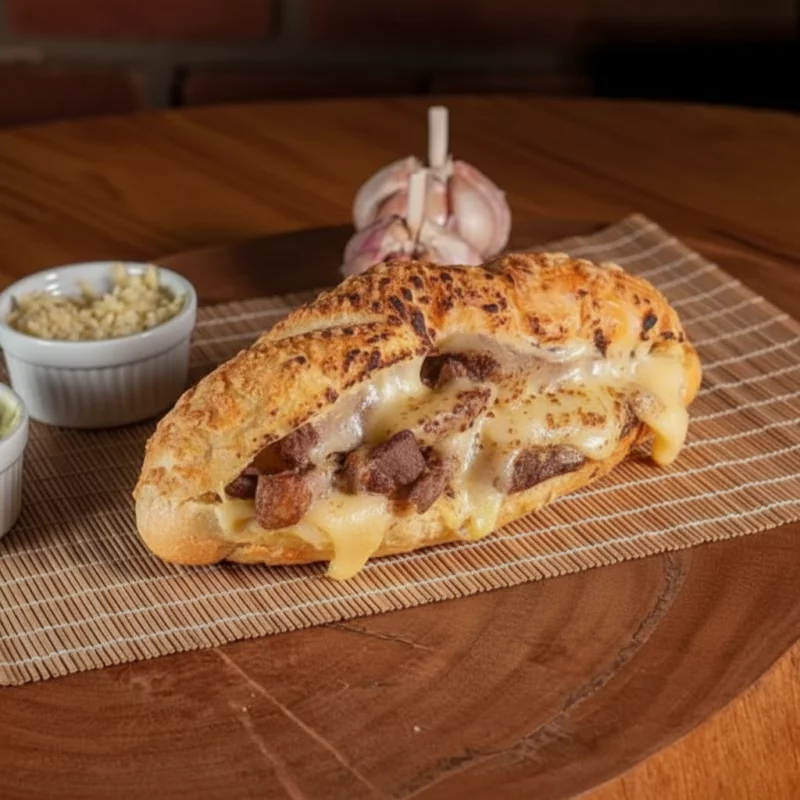 Pão de alho recheado