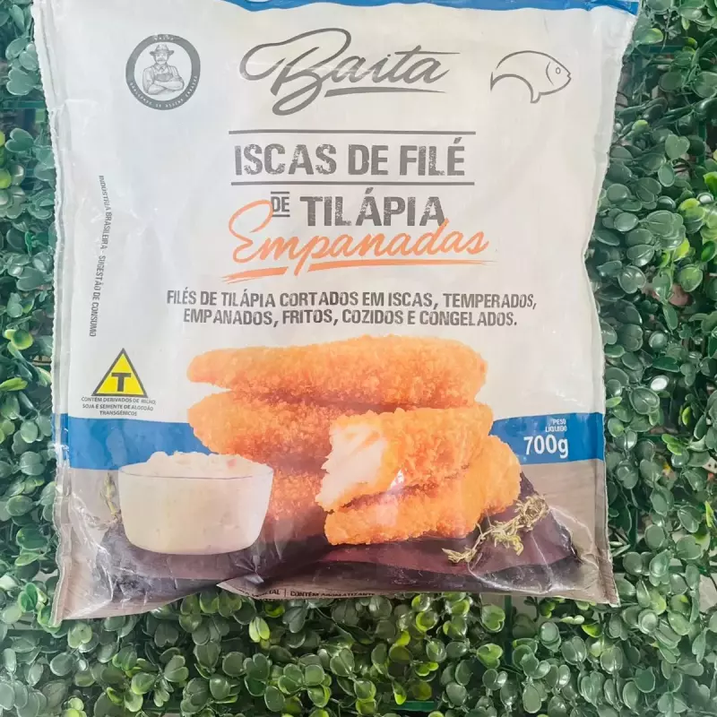 Iscas de Filé de Tilápia