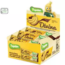 Banana Passas c cobertura chocolate