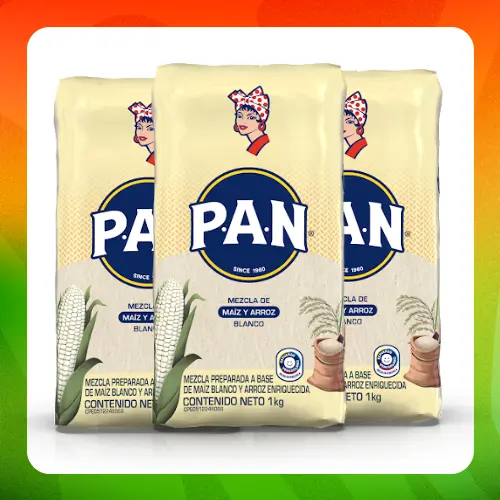 Bulto Pan Harina Arroz 1kg