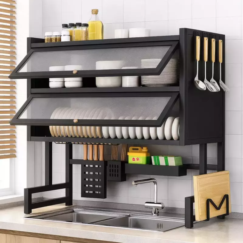 ORGANIZADOR DE PLATOS CON TAPA 2N