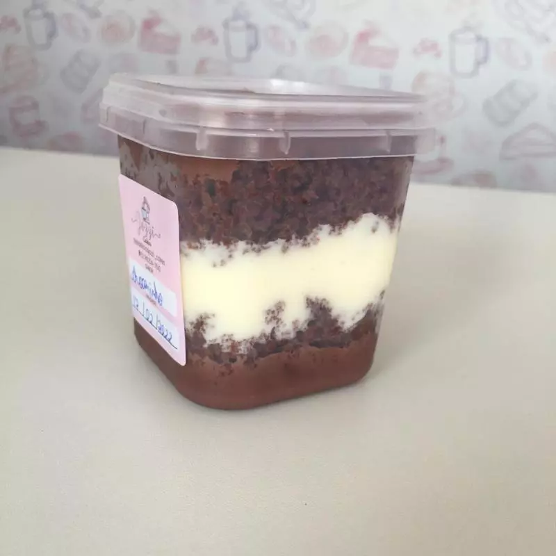 Bolo no pote sabor Choconinho