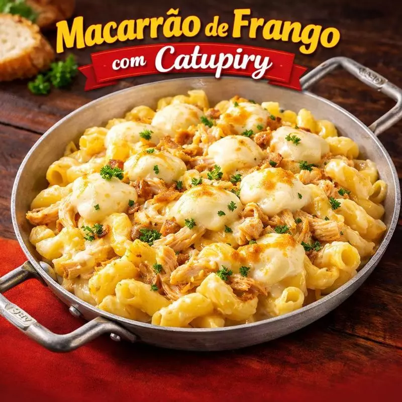 Macarrão Frango com Catupiry