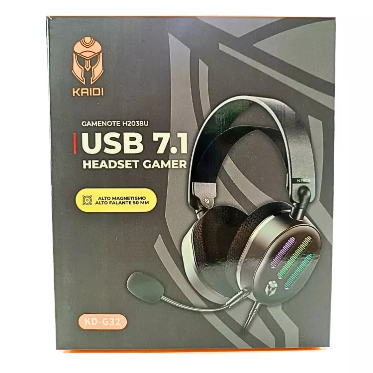HEADSET GAMER C/FIO USB KAIDI KD-G32