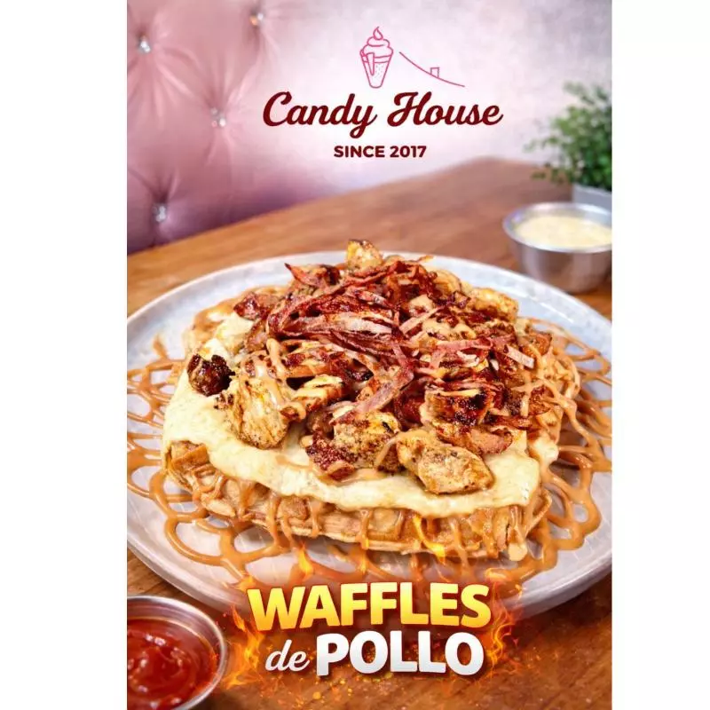 WAFFLES DE POLLO