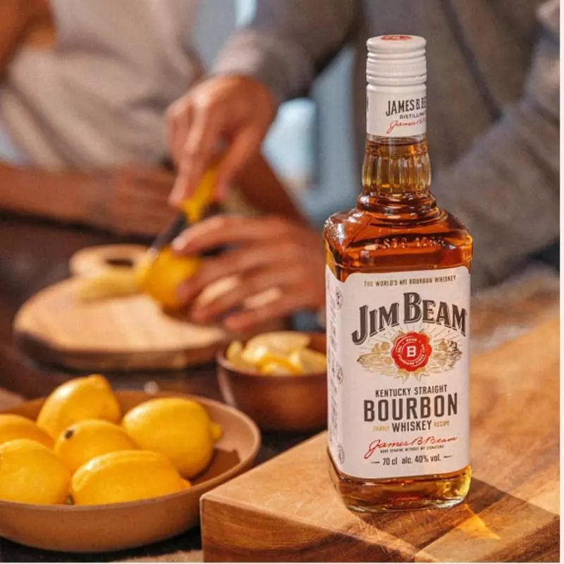 Whisky Bourbon Jim Beam  white 1 L