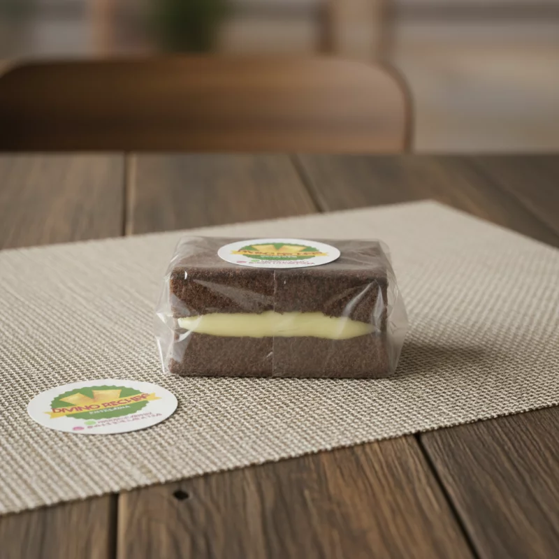 Brownie com brigadeiro de ninho